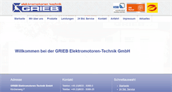 Desktop Screenshot of grieb-online.de