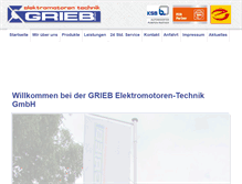 Tablet Screenshot of grieb-online.de